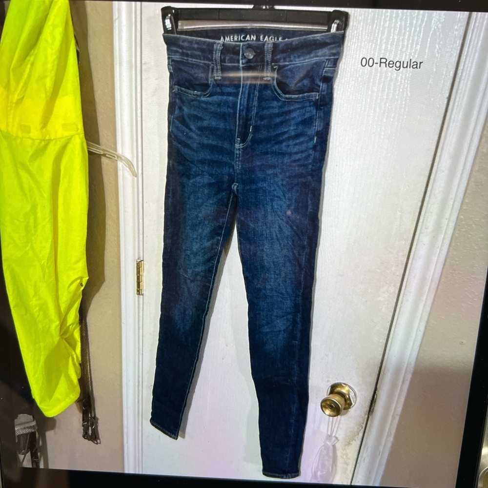 American Eagle Outfitters Women's Deep Indigo Skinny Jeans